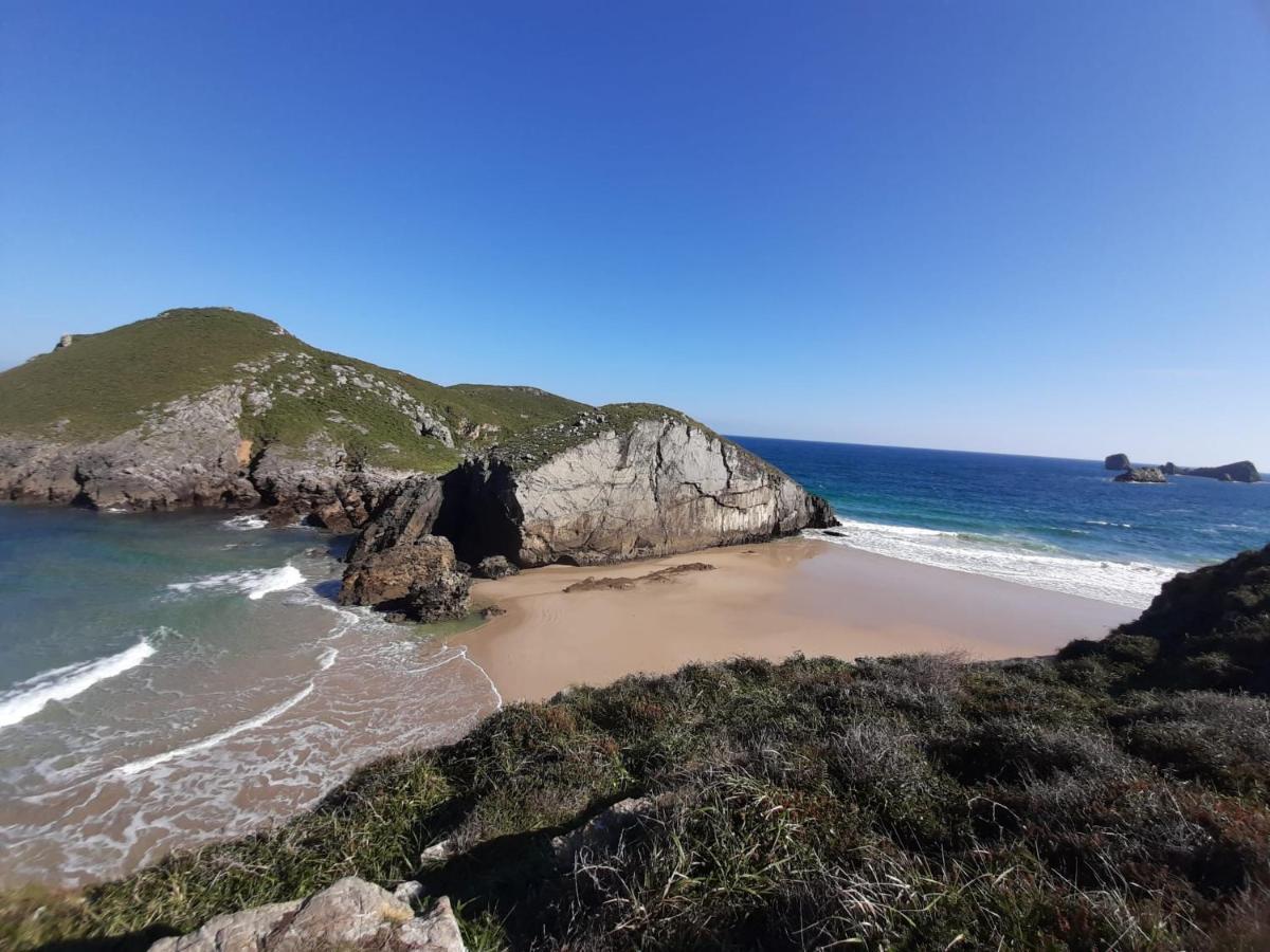 El Cantón de Poo, agradable casa adosada a 800m de la playa Llanes Exterior foto